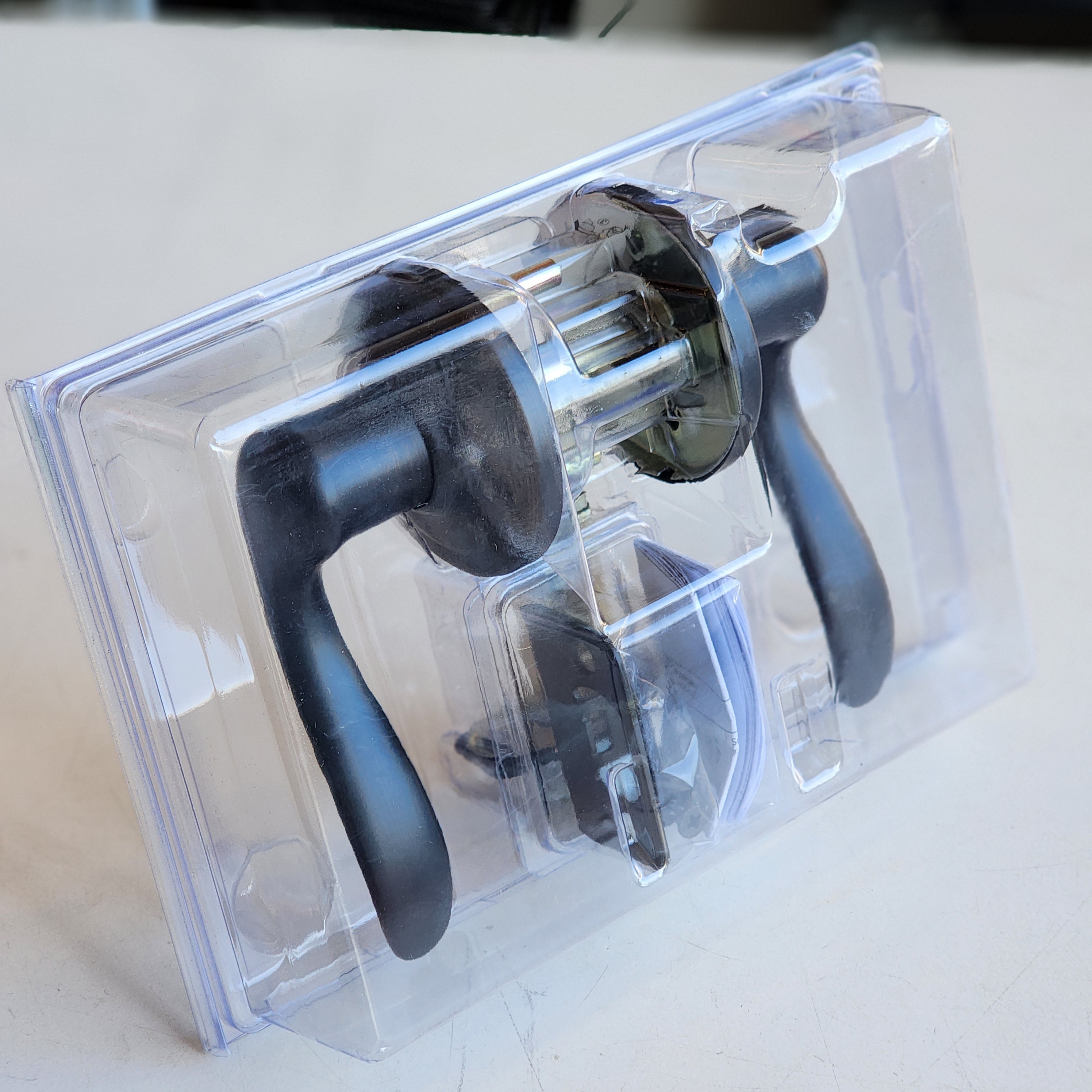 Halifax Square Matte Black Hall/Closet Passage Door Lever (97200-906) Halifax Square Matte Black Hall/Closet Passage Door Lever (97200-906)